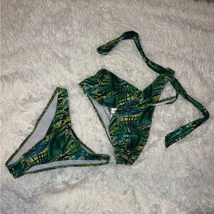 ***3 for $25*** tropical print bikini set